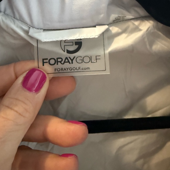 Foray Golf Diamond Stitch packable vest • NWT • Women’s XS - Picture 3 of 7